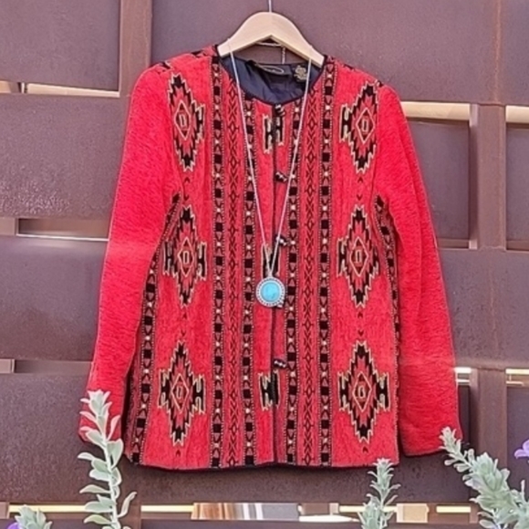 VTG | Southwestern Aztec Jacket - Picture 1 of 12